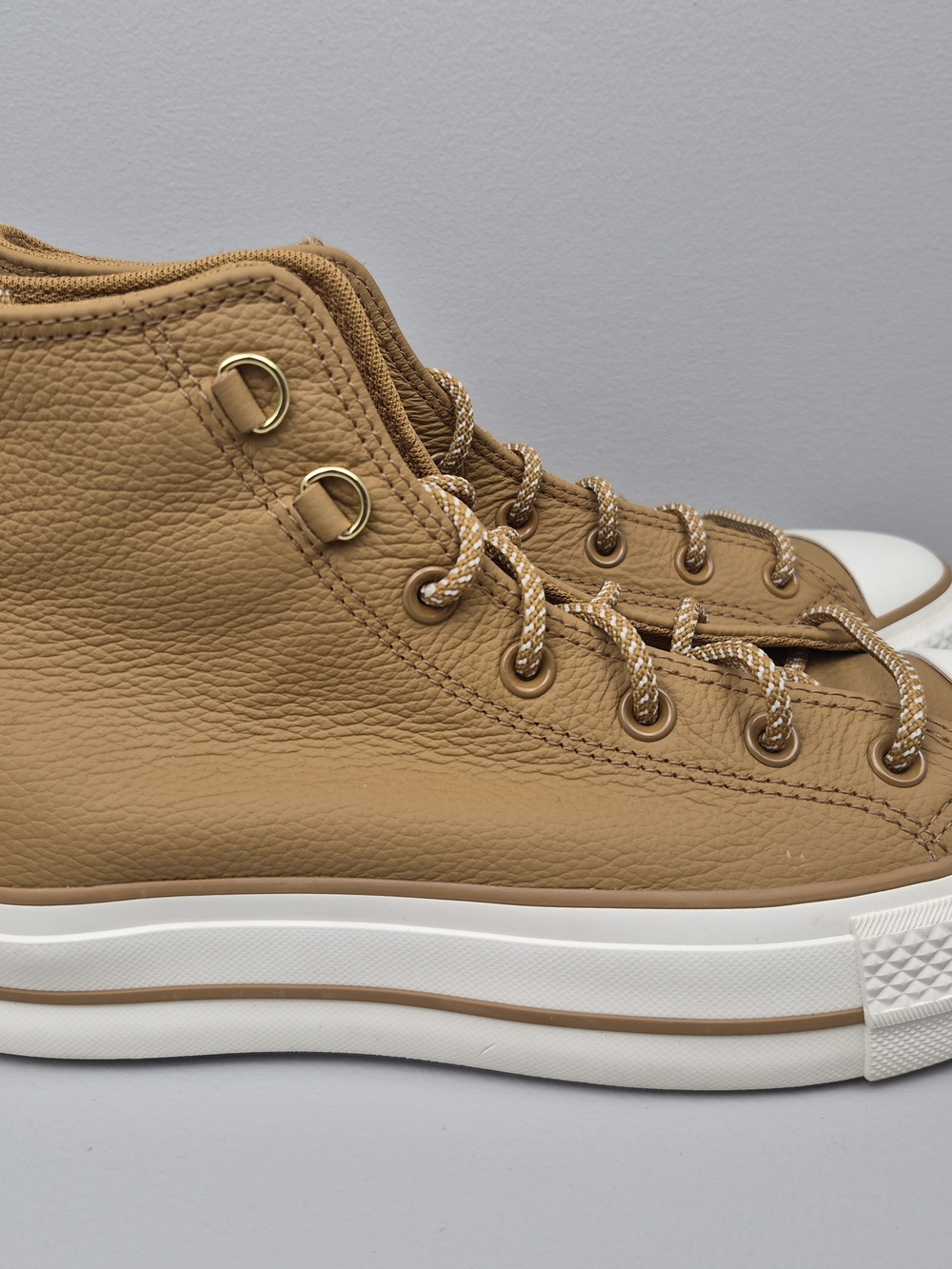 New Chuck Taylor All Star Lift Platform Glam Leather women's size 9 - Picture 2 of 12